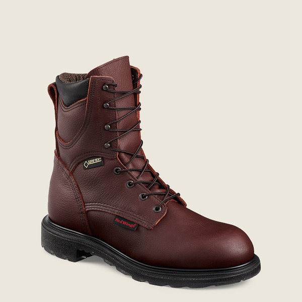 Bottes de Travail Red Wing - Supersole® 2.0 - 8-Inch Insulated Waterproof Soft Toe - Bordeaux - Homm